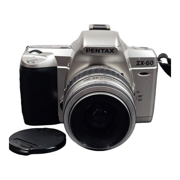 PENTAX Other - Pentax ZX-60 35mm SLR Film Camera 35-80mm 5322861 NOT TESTED AS IS